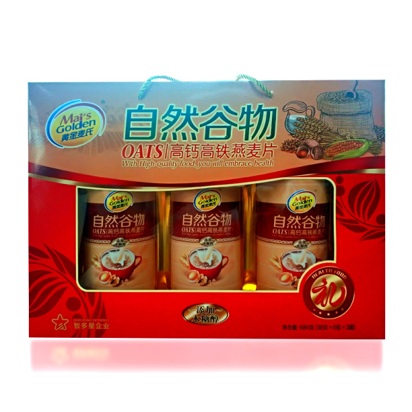684克黄金麦氏自然谷物高钙高铁燕麦片（礼盒）