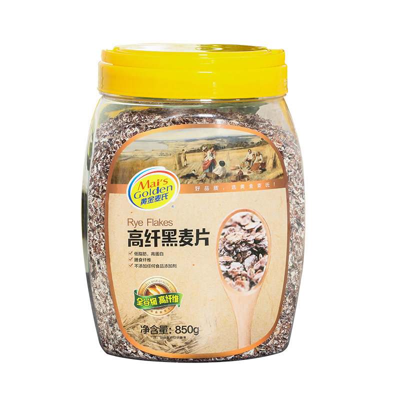 850克高纤黑麦片