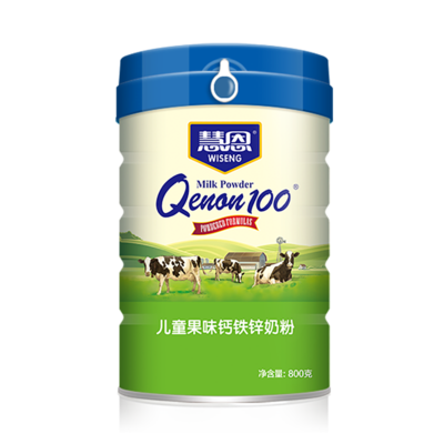 800克慧恩儿童果味钙铁锌奶粉
